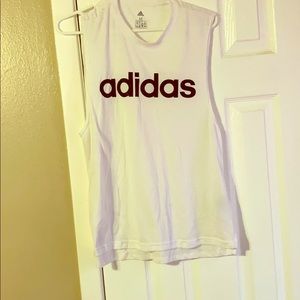 White adidas top